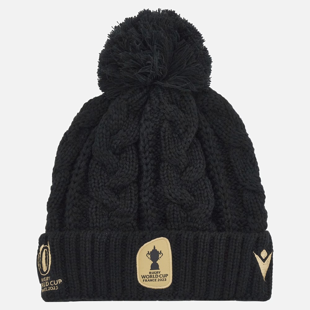 Rugby World Cup 2023 Macron Hat With Pompom Clothing Beanies Rugby World Cup 2023 Rugby